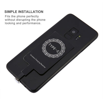 ตัวรับสัญญาณการชาร์จไร้สายมาตรฐาน Qi ขนาด 5V 800mA พร้อมพอร์ต USB-C / Type-C, For Type-C Phones