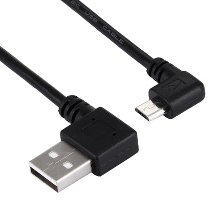 มุมชาย USB 2.0 ขนาด 20 ซม. จากซ้ายไปซ้ายเปิดสายชาร์จข้อมูลมุมชาย Micro USB, The plug is on the same side