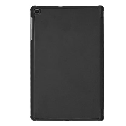 เคสหนัง PU แบบพลิกแนวนอนของคัสเตอร์สำหรับ Galaxy Tab A 10.1 2019 (T515 / T510) พร้อมตัวยึดสามพับและฟังก์ชั่นพัก / ปลุก, For Galaxy Tab A 10.1 2019 (T515 / T510)