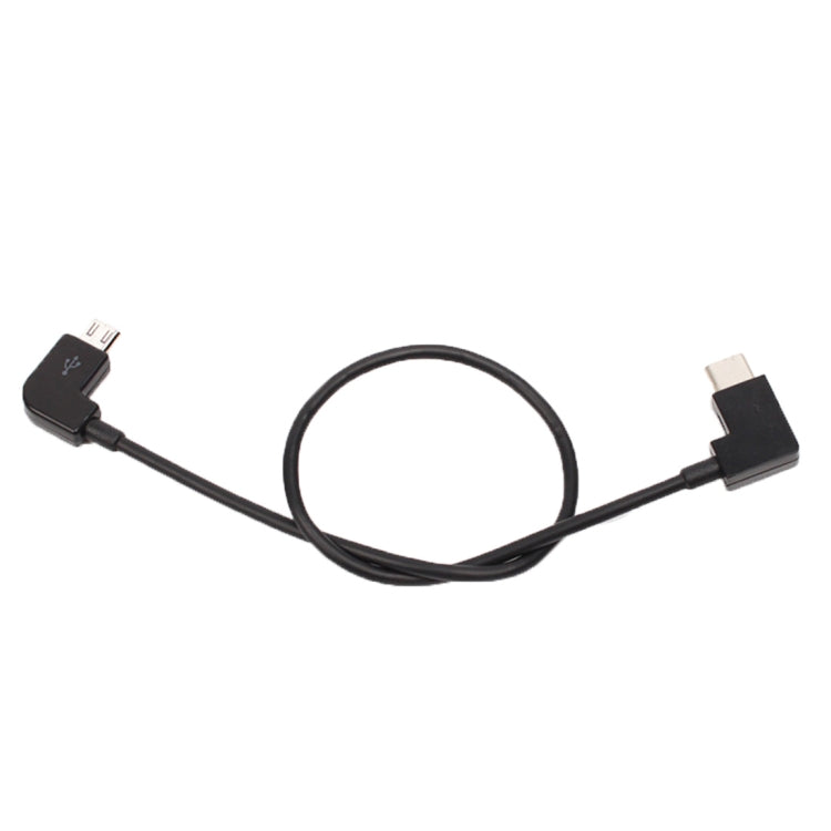 30 ซม. Micro USB เป็น USB-C / Type-C แปลงขั้วต่อสายเคเบิลข้อมูลสำหรับ DJI MAVIC PRO และรีโมทคอนโทรล SPARK, สมาร์ทโฟน, แท็บเล็ต, Micro USB to USB-C / Type-C