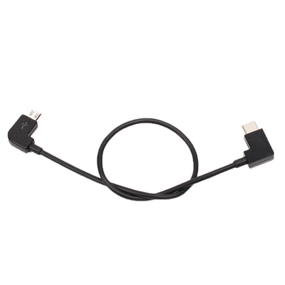30 ซม. Micro USB เป็น USB-C / Type-C แปลงขั้วต่อสายเคเบิลข้อมูลสำหรับ DJI MAVIC PRO และรีโมทคอนโทรล SPARK, สมาร์ทโฟน, แท็บเล็ต, Micro USB to USB-C / Type-C
