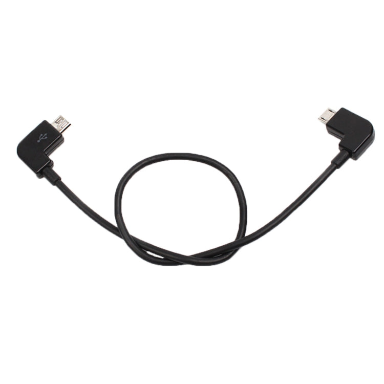 30 ซม. Micro USB เป็น Micro USB แปลงสายเคเบิลข้อมูล เชื่อมต่อ สำหรับ DJI MAVIC PRO และ SPARK รีโมทคอนโทรล, สมาร์ทโฟน, แท็บเล็ต, Micro USB to Micro USB