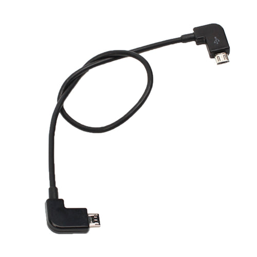 30 ซม. Micro USB เป็น Micro USB แปลงสายเคเบิลข้อมูล เชื่อมต่อ สำหรับ DJI MAVIC PRO และ SPARK รีโมทคอนโทรล, สมาร์ทโฟน, แท็บเล็ต, Micro USB to Micro USB