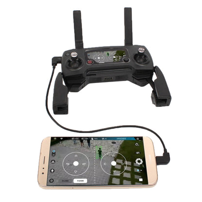 30 ซม. Micro USB เป็น Micro USB แปลงสายเคเบิลข้อมูล เชื่อมต่อ สำหรับ DJI MAVIC PRO และ SPARK รีโมทคอนโทรล, สมาร์ทโฟน, แท็บเล็ต, Micro USB to Micro USB
