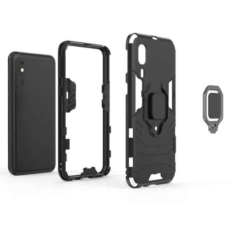 เคสกันกระแทก PC + TPU สำหรับ Galaxy A2 Core พร้อมที่ใส่แหวนแม่เหล็ก, For Galaxy A2 Core