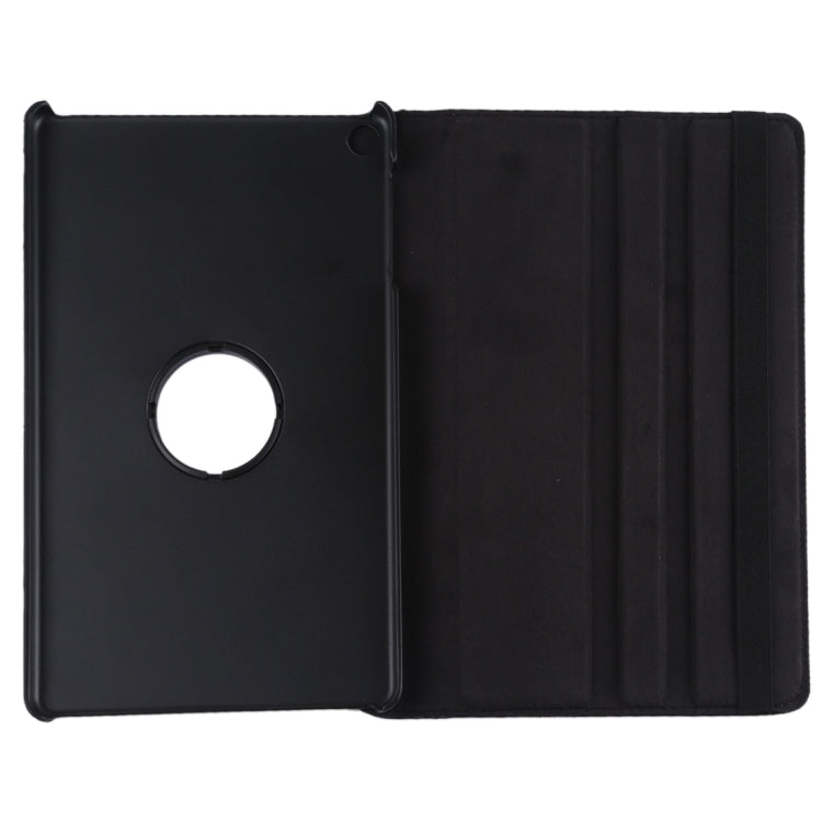 ซองหนังหมุนได้ 360 องศาเนื้อลิ้นจี่แนวนอนสำหรับ Galaxy Tab A 10.1 (2019) T510 / T515 พร้อมตัวยึด, For Galaxy Tab A 10.1 (2019) T510 / T515