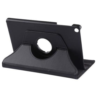 ซองหนังหมุนได้ 360 องศาเนื้อลิ้นจี่แนวนอนสำหรับ Galaxy Tab A 10.1 (2019) T510 / T515 พร้อมตัวยึด, For Galaxy Tab A 10.1 (2019) T510 / T515