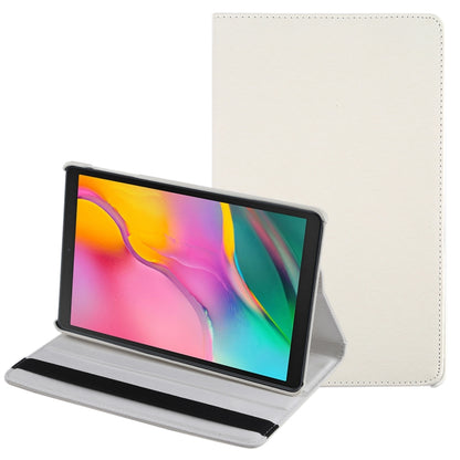 ซองหนังหมุนได้ 360 องศาเนื้อลิ้นจี่แนวนอนสำหรับ Galaxy Tab A 10.1 (2019) T510 / T515 พร้อมตัวยึด, For Galaxy Tab A 10.1 (2019) T510 / T515