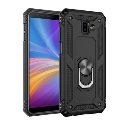 เคสป้องกัน TPU + PC กันกระแทกเกราะสำหรับ Galaxy J6 Plus พร้อมตัวยึดแบบหมุนได้ 360 องศา, For Galaxy J6 Plus