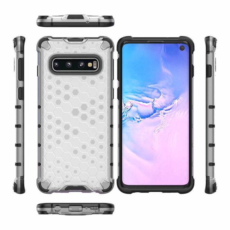 เคส PC + TPU กันกระแทก Honeycomb สำหรับ Galaxy S10, For Galaxy S10