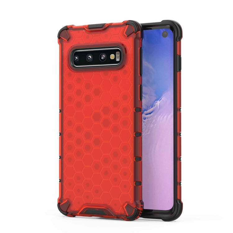 เคส PC + TPU กันกระแทก Honeycomb สำหรับ Galaxy S10, For Galaxy S10