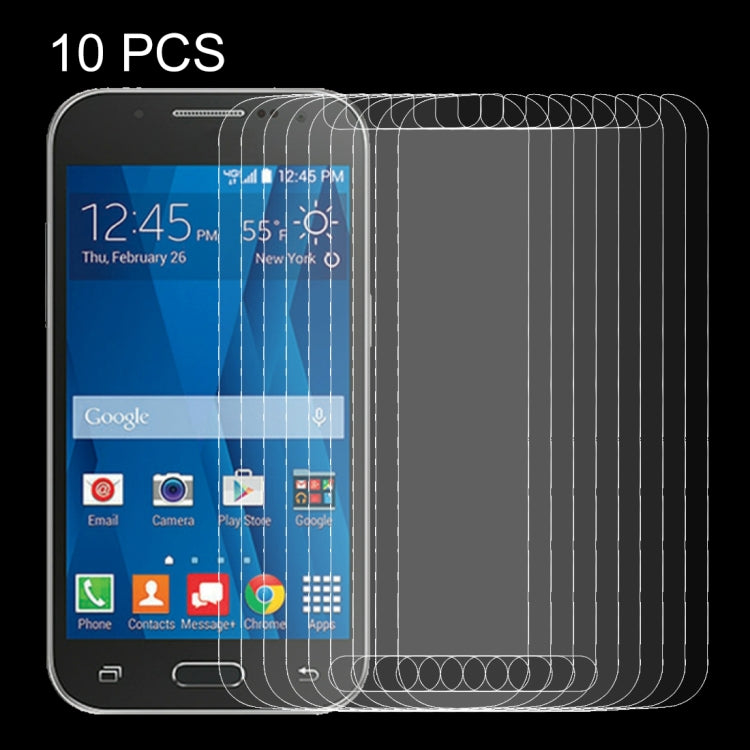 10 ชิ้นสำหรับ Galaxy J1 มินินายกรัฐมนตรี / J106 0.26 มิลลิเมตร 9H ความแข็งพื้นผิวป้องกันการระเบิดไม่เต็มหน้าจอฟิล์มกระจกนิรภัย, For Galaxy J1 Mini Prime / J106(10 PCS)