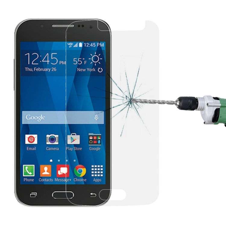 10 ชิ้นสำหรับ Galaxy J1 มินินายกรัฐมนตรี / J106 0.26 มิลลิเมตร 9H ความแข็งพื้นผิวป้องกันการระเบิดไม่เต็มหน้าจอฟิล์มกระจกนิรภัย, For Galaxy J1 Mini Prime / J106(10 PCS)