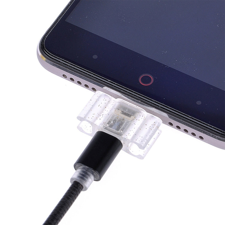 สายชาร์จข้อมูลแบบยืดหยุ่น Micro USB + USB-C / Type-C ถึง USB ขนาด 24 ซม. 2A