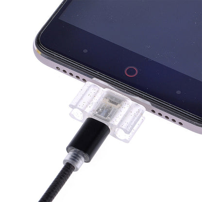 สายชาร์จข้อมูลแบบยืดหยุ่น Micro USB + USB-C / Type-C ถึง USB ขนาด 24 ซม. 2A