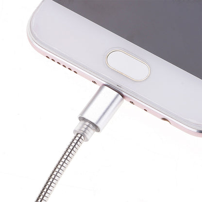 สายชาร์จข้อมูลแบบยืดหยุ่น Micro USB + USB-C / Type-C ถึง USB ขนาด 24 ซม. 2A