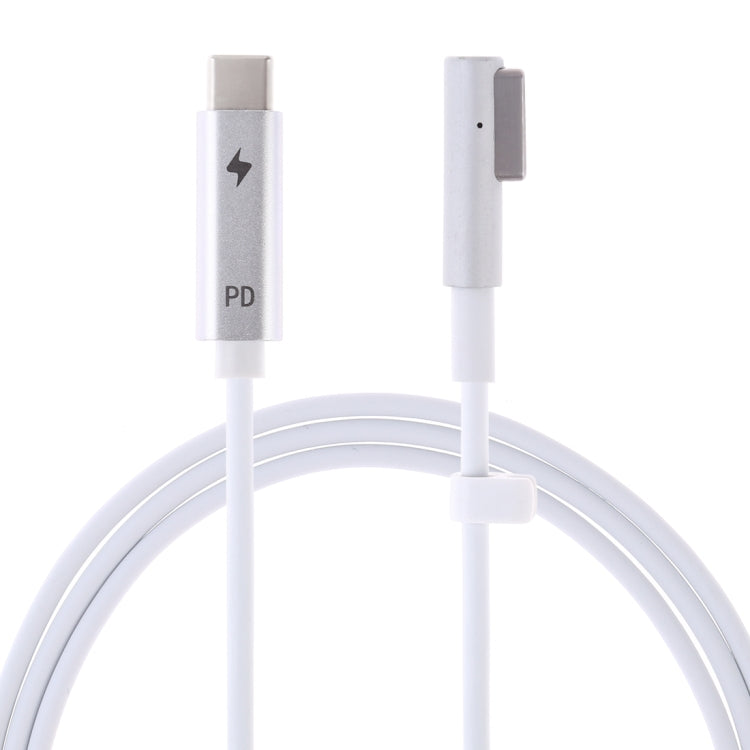 สายชาร์จ MagSafe 1 (รูปตัว L) เป็น USB-C / Type-C PD ขนาด 85 วัตต์ 5 พิน, 85W MagSafe 1