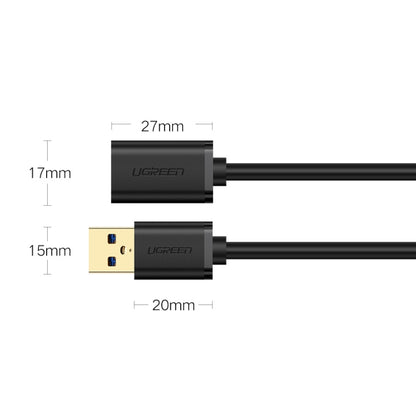 Ugreen 3 เมตร USB 3.0 ชายกับหญิงซิงค์ข้อมูลความเร็วสูงสายเคเบิลต่อขยายการส่งผ่าน, Length: 3m