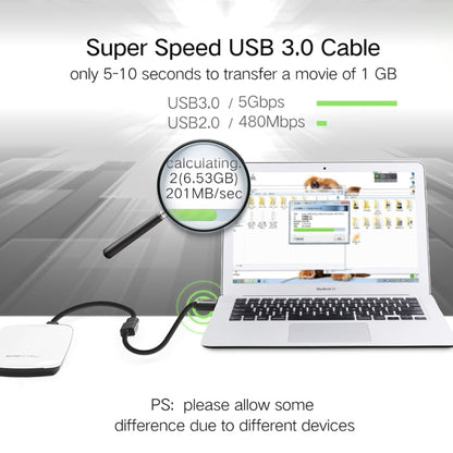 Ugreen 3 เมตร USB 3.0 ชายกับหญิงซิงค์ข้อมูลความเร็วสูงสายเคเบิลต่อขยายการส่งผ่าน, Length: 3m