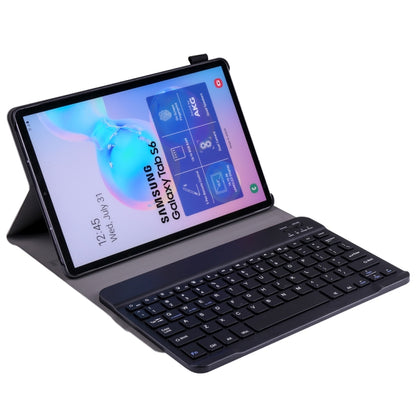 A860 สำหรับ Samsung Galaxy Tab S6 10.5 นิ้ว T860/T865 ที่ถอดออกได้บลูทูธคีย์บอร์ดแท็บเล็ตพร้อมที่ใส่ปากกาสายคล้องคอ, Black, Gold, Rose Gold