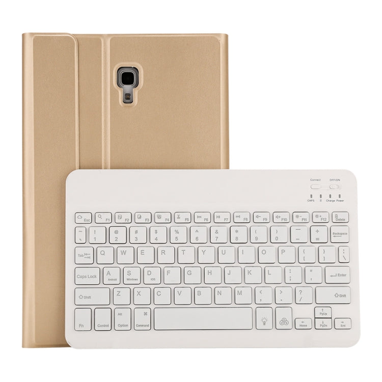 ST590S บลูทูธ 3.0 เนื้อละเอียดขนสัตว์ PU หนัง ABS ที่ถอดออกได้เจ็ดสีแสงไฟบลูทูธคีย์บอร์ดหนังกรณีแท็บเล็ตสำหรับ Samsung Galaxy Tab 10.5 นิ้ว T590 / T595 พร้อมช่องเสียบปากกาและที่วาง