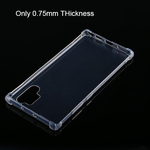 สำหรับ Galaxy Note10 + เคส TPU โปร่งใสบางเฉียบกันกระแทกสี่มุม, For Galaxy Note10+