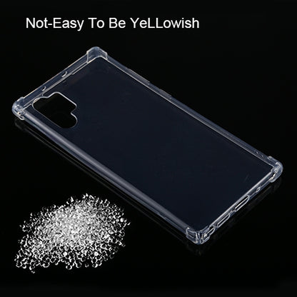 สำหรับ Galaxy Note10 + เคส TPU โปร่งใสบางเฉียบกันกระแทกสี่มุม, For Galaxy Note10+