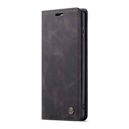 CaseMe-013 ซองหนังพลิกแนวนอน Retro Frosted มัลติฟังก์ชั่นสำหรับ Galaxy S10 พร้อมช่องเสียบการ์ดและที่วางและกระเป๋าสตางค์, For Galaxy S10