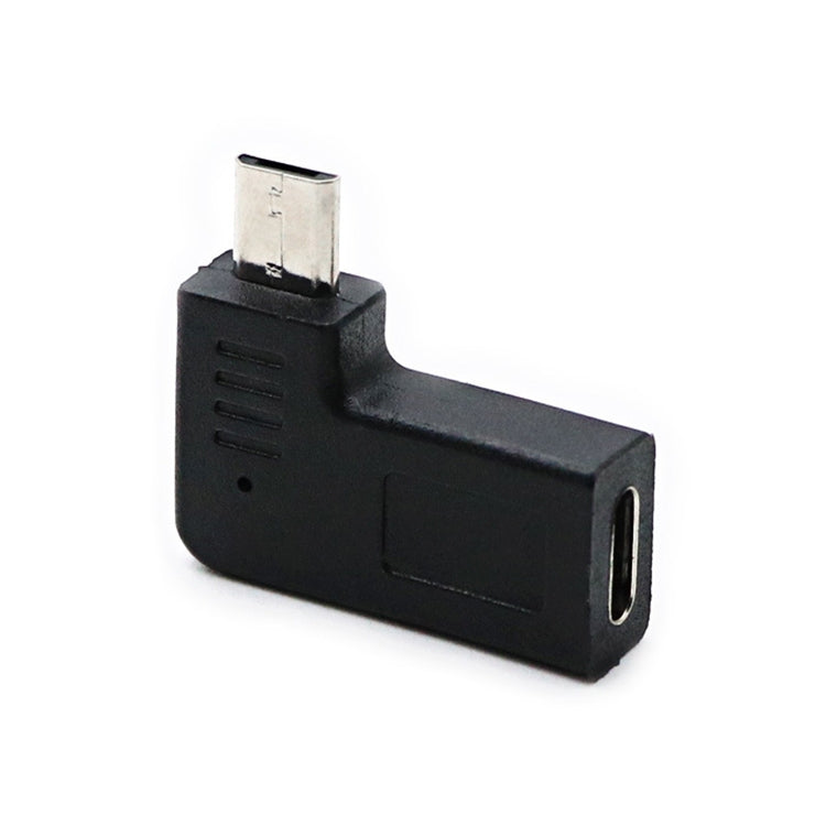 2 ชิ้น USB-C / Type-C หญิงเป็น Micro USB (มุมขวา / ซ้าย) ตัวแปลงอะแดปเตอร์ข้อศอกชาย