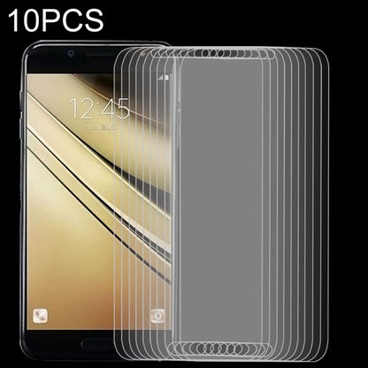 10 ชิ้น 9H 2.5D ฟิล์มกระจกนิรภัยสำหรับ Galaxy C7 (2017), For Galaxy C7 2017 (10pcs)
