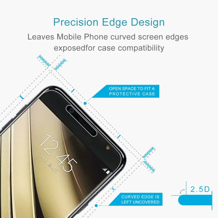 10 ชิ้น 9H 2.5D ฟิล์มกระจกนิรภัยสำหรับ Galaxy C7 (2017), For Galaxy C7 2017 (10pcs)