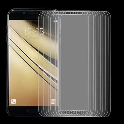 10 ชิ้น 9H 2.5D ฟิล์มกระจกนิรภัยสำหรับ Galaxy C7 (2017), For Galaxy C7 2017 (10pcs)