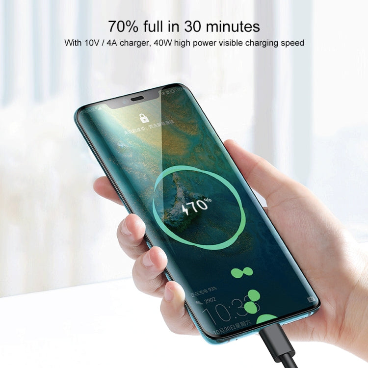awei CL-77T 5A USB เป็น USB-C / Type-C อินเทอร์เฟซสายเคเบิลข้อมูล TPE ชาร์จเร็วอัจฉริยะ, ความยาวสายเคเบิล: 1 ม., USB-C / Type-C