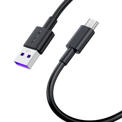 awei CL-77M 5A อินเทอร์เฟซ USB เป็น Micro USB สายชาร์จข้อมูล TPE อัจฉริยะอย่างรวดเร็วความยาวสายเคเบิล: 1 ม., Micro USB