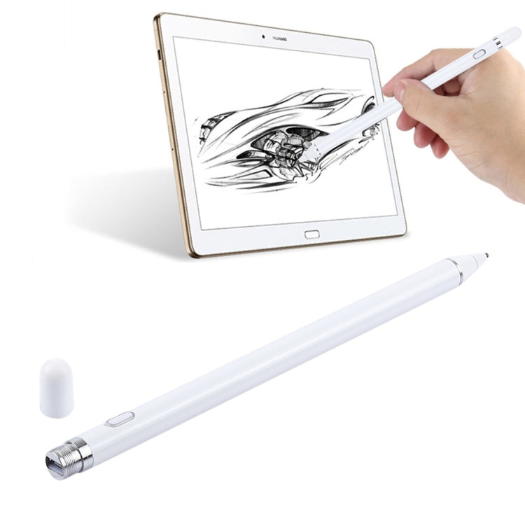ปากกาสไตลัสหน้าจอสัมผัสแบบ Capacitive แบบชาร์จไฟได้อเนกประสงค์แบบยาวพร้อมหัวปากกาโลหะ Superfine ขนาด 2.3 มม. สำหรับ iPhone, iPad, Samsung และสมาร์ทโฟนหรือแท็บเล็ตพีซีระบบสัมผัสหน้าจอแบบ Capacitive อื่น ๆ