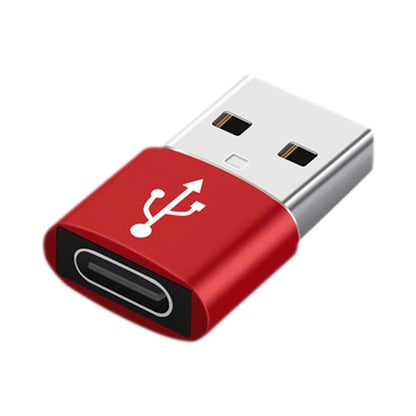 อะแดปเตอร์โลหะผสมอลูมิเนียมตัวผู้ USB-C / Type-C ถึง USB 2.0 รองรับการชาร์จและการส่งผ่าน, USB 2.0