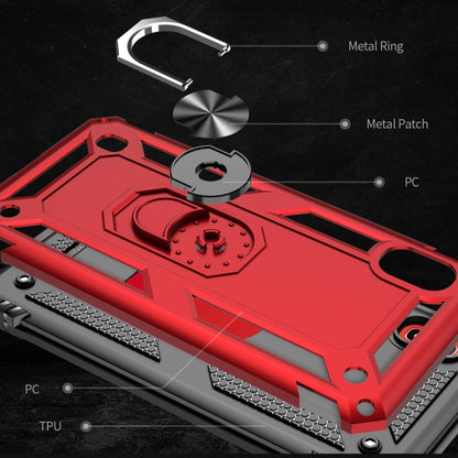 เคสป้องกัน TPU + PC กันกระแทกเกราะสำหรับ Galaxy A10 พร้อมตัวยึดแบบหมุนได้ 360 องศา, For Galaxy A10