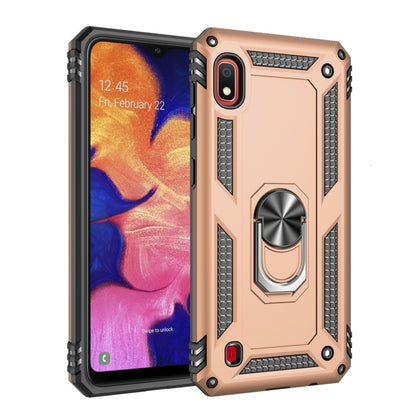 เคสป้องกัน TPU + PC กันกระแทกเกราะสำหรับ Galaxy A10 พร้อมตัวยึดแบบหมุนได้ 360 องศา, For Galaxy A10