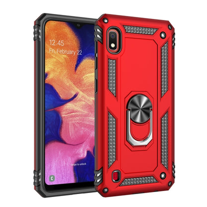 เคสป้องกัน TPU + PC กันกระแทกเกราะสำหรับ Galaxy A10 พร้อมตัวยึดแบบหมุนได้ 360 องศา, For Galaxy A10