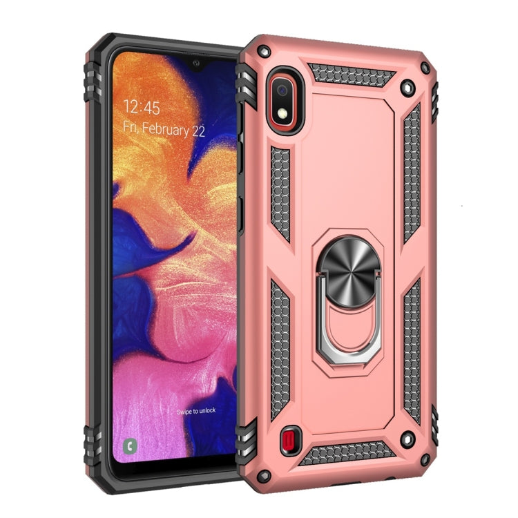 เคสป้องกัน TPU + PC กันกระแทกเกราะสำหรับ Galaxy A10 พร้อมตัวยึดแบบหมุนได้ 360 องศา, For Galaxy A10