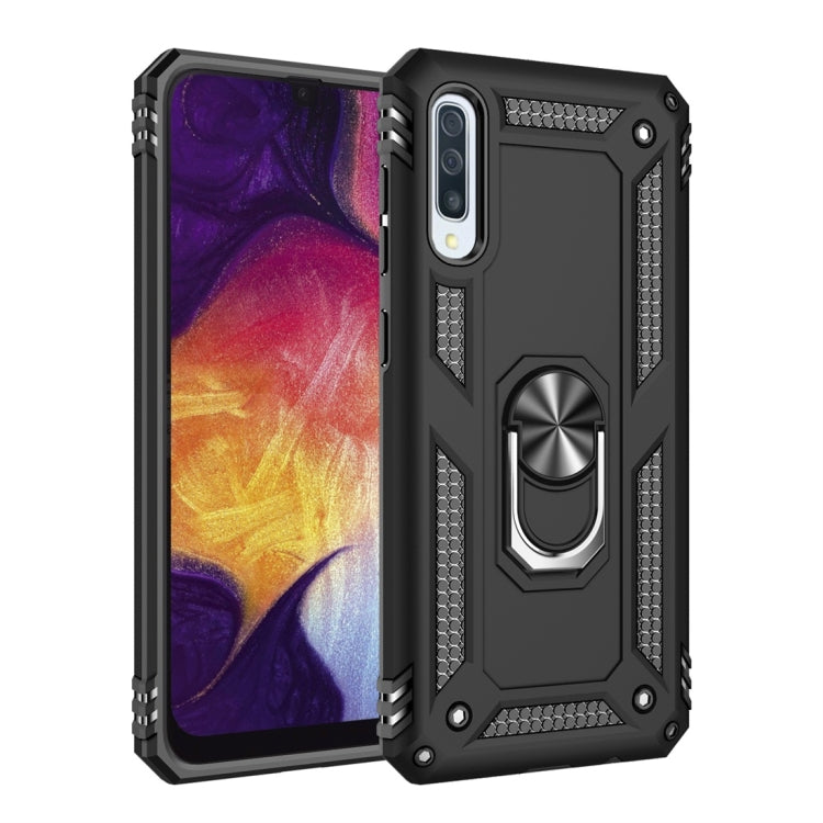 เคสป้องกัน TPU + PC กันกระแทกเกราะสำหรับ Galaxy A50 พร้อมตัวยึดแบบหมุนได้ 360 องศา, For Galaxy A50