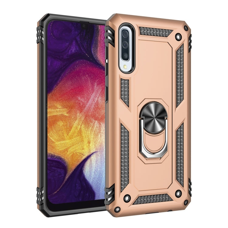 เคสป้องกัน TPU + PC กันกระแทกเกราะสำหรับ Galaxy A50 พร้อมตัวยึดแบบหมุนได้ 360 องศา, For Galaxy A50