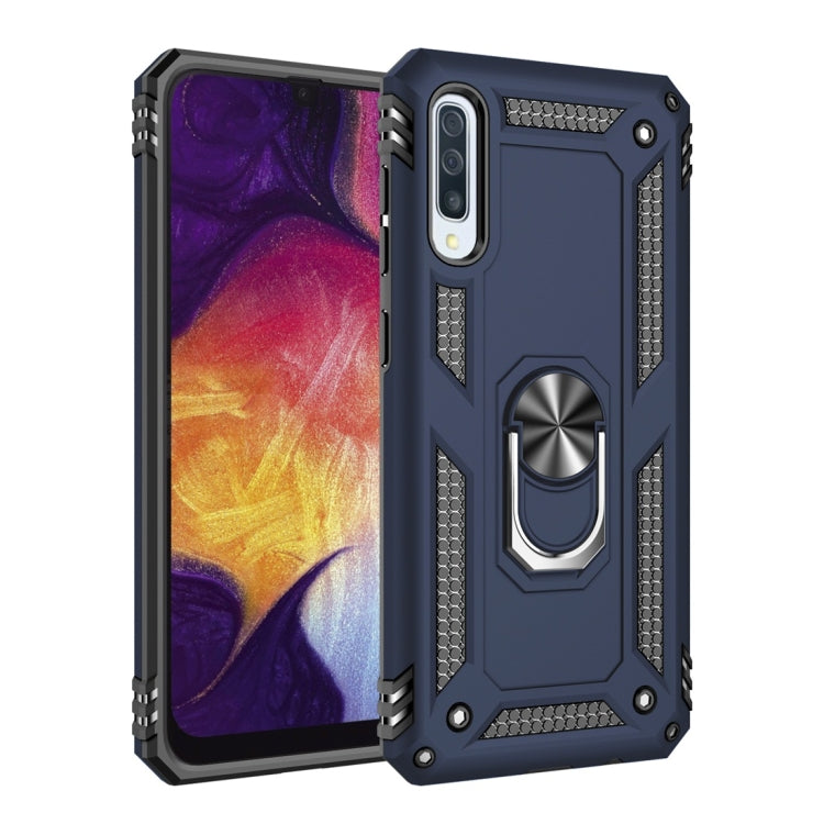 เคสป้องกัน TPU + PC กันกระแทกเกราะสำหรับ Galaxy A50 พร้อมตัวยึดแบบหมุนได้ 360 องศา, For Galaxy A50
