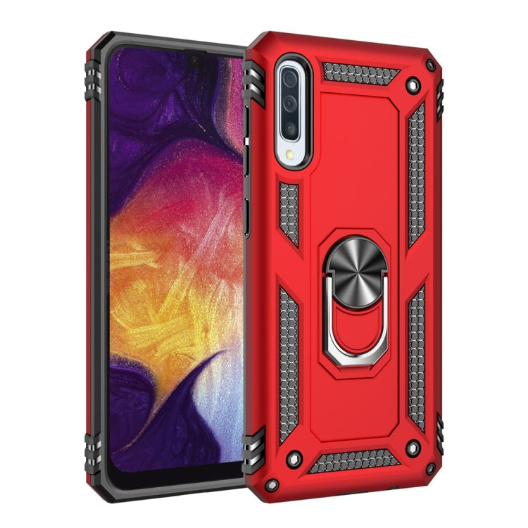 เคสป้องกัน TPU + PC กันกระแทกเกราะสำหรับ Galaxy A50 พร้อมตัวยึดแบบหมุนได้ 360 องศา, For Galaxy A50