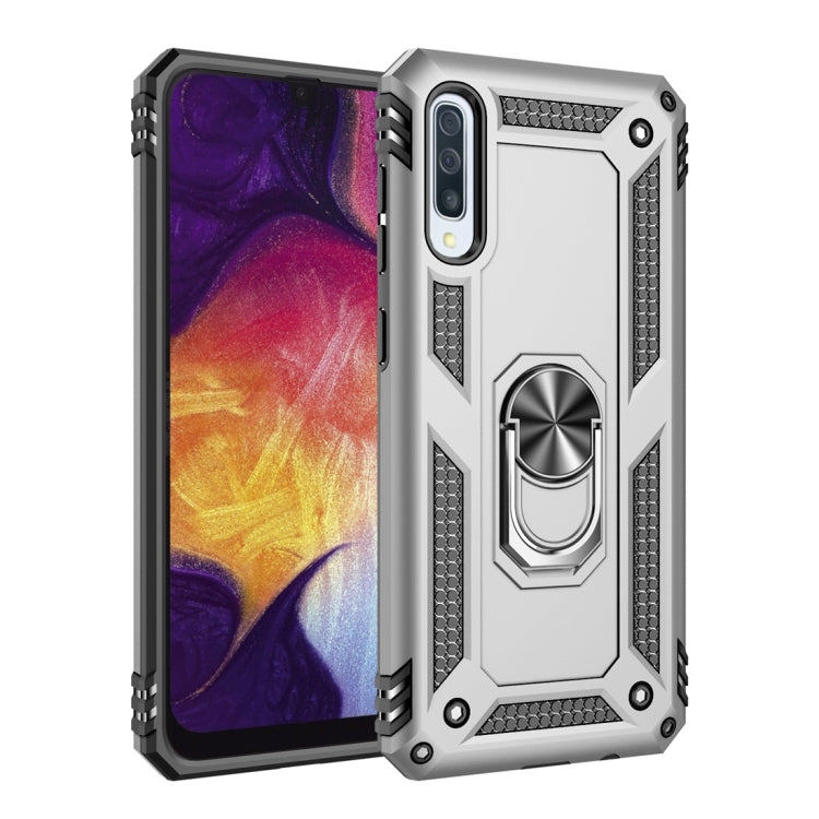 เคสป้องกัน TPU + PC กันกระแทกเกราะสำหรับ Galaxy A50 พร้อมตัวยึดแบบหมุนได้ 360 องศา, For Galaxy A50
