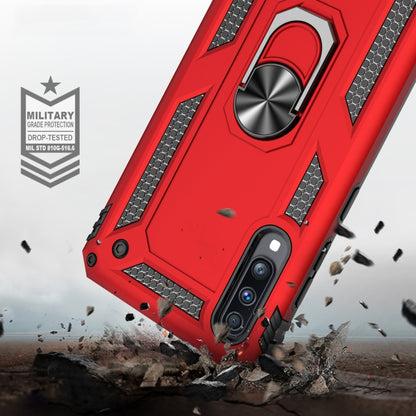เคสป้องกัน TPU + PC กันกระแทกเกราะสำหรับ Galaxy A70 พร้อมตัวยึดแบบหมุนได้ 360 องศา, For Galaxy A70