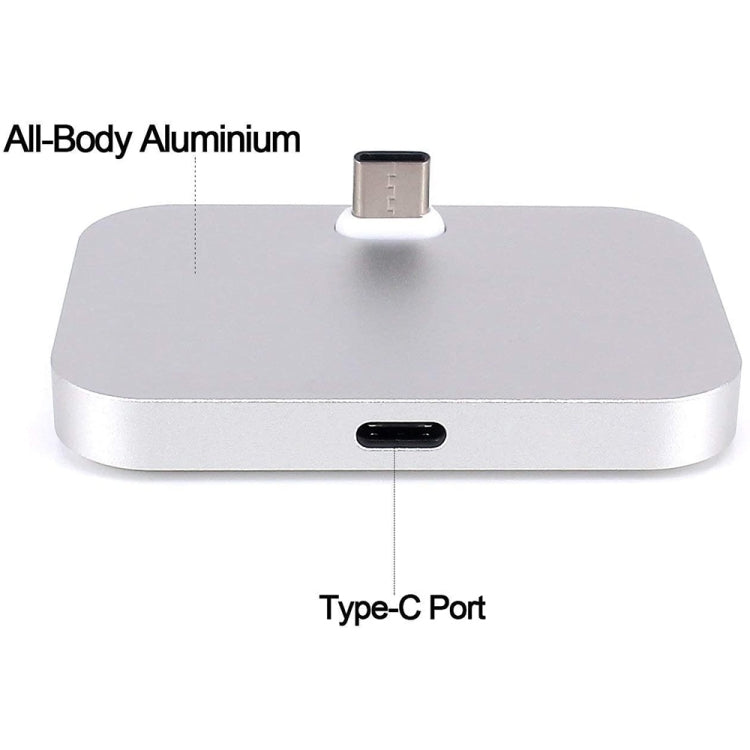 USB-C / Type-C อลูมิเนียมอัลลอยด์สก์ท็อปสถานีแท่นชาร์จ, 1