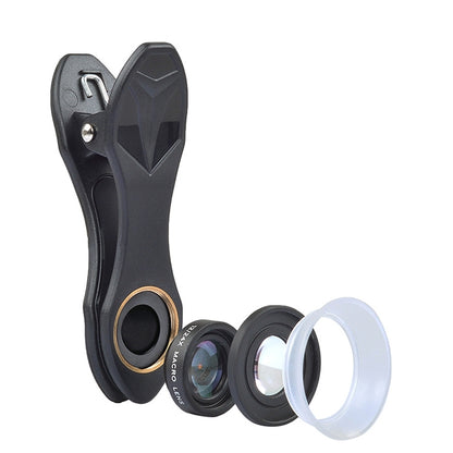 APEXEL APL-24X-H 2 in 1 Universal ภายนอก 12X และ 24X Macro เลนส์โทรศัพท์มือถือพร้อมเลนส์