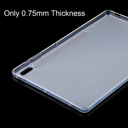 สำหรับ Samsung Galaxy Tab S7 Plus 0.75 มม. กันกระแทกด้านนอกเคลือบเงาภายในเคส TPU Frosted, For Samsung Galaxy Tab S7 Plus