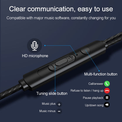 อินเทอร์เฟซ USB-C / Type-C ในหูฟังแบบมีสาย Mega Bass พร้อมไมโครโฟน
